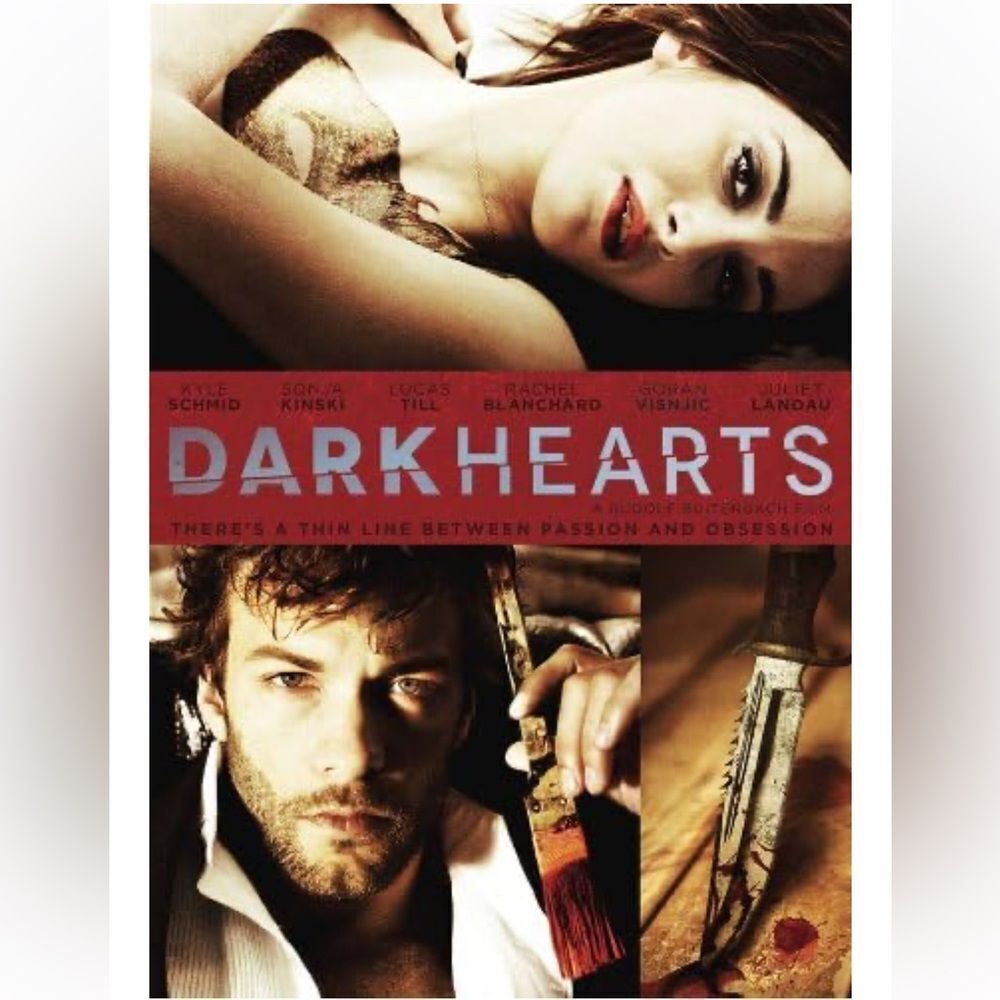 Dark Hearts DVD - Black and Red Cover